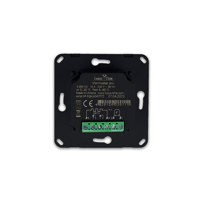 Livolo programmierbares Raumthermostat in Schwarz