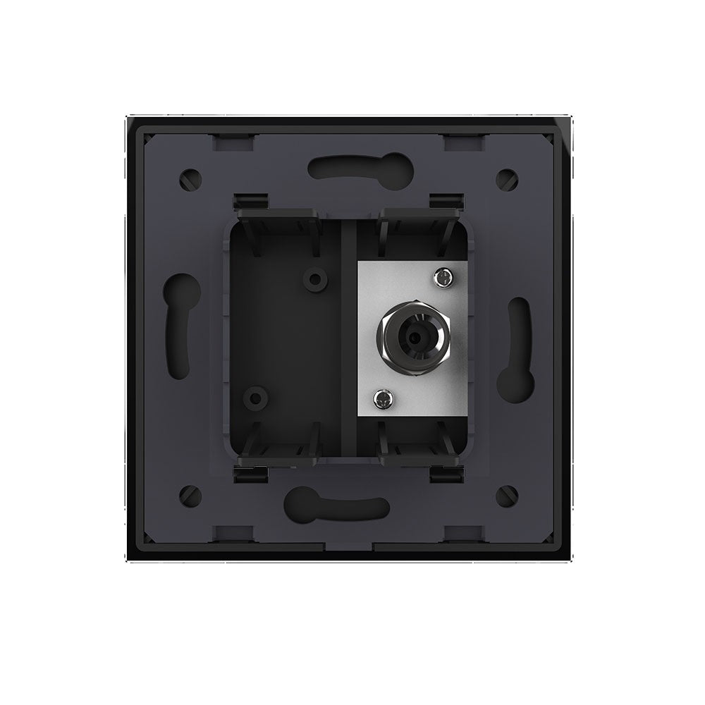 Livolo einfaches, schwarzes SAT-Modul mit Glasrahmen
