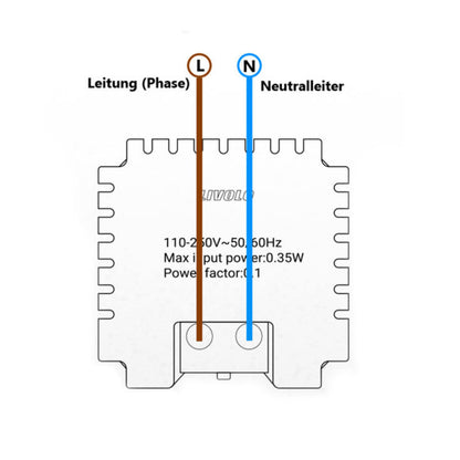 Livolo graues Treppenbeleuchtungs-Modul