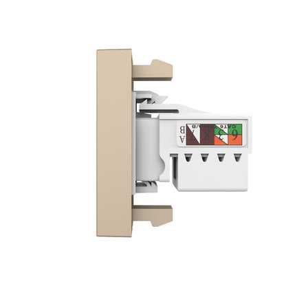 Livolo halbes, goldenes LAN-Modul