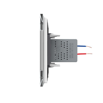 Livolo zweifaches USB-Modul zum Aufladen von Geräten mit Glasblende