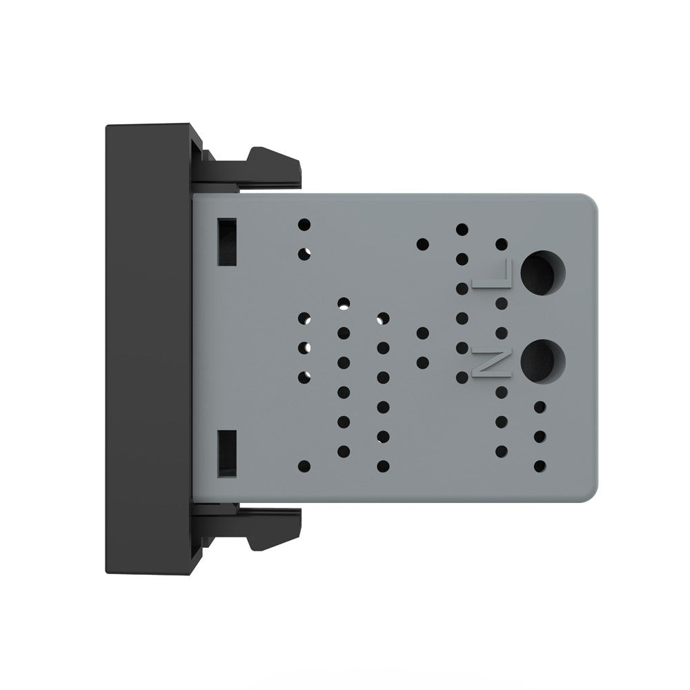 Livolo halbes USB-Modul in Schwarz