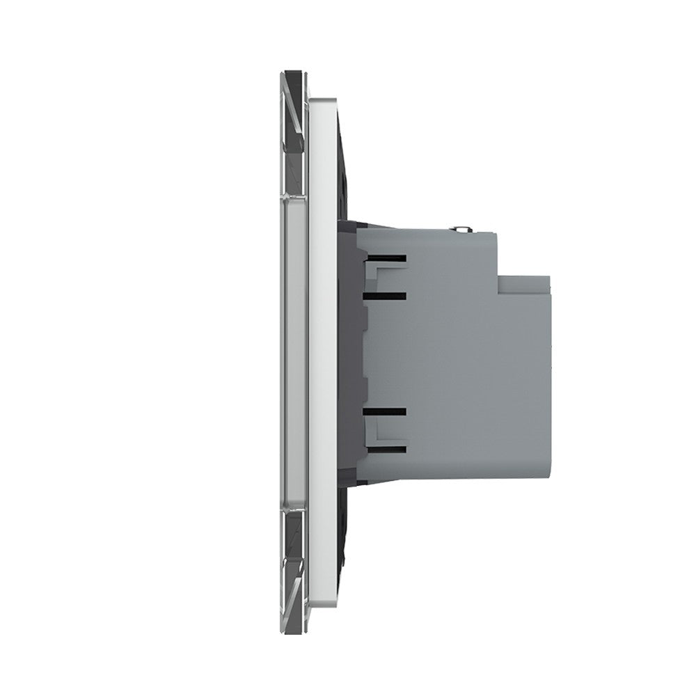 Livolo USB-C Schnellladegerät 45W Grau inkl. Glasrahmen