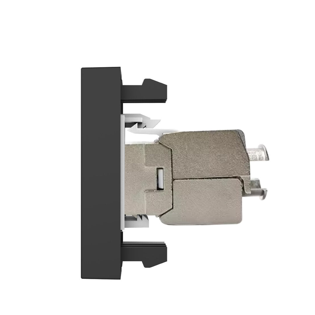 Livolo halbes LAN-Modul CAT6A in Schwarz