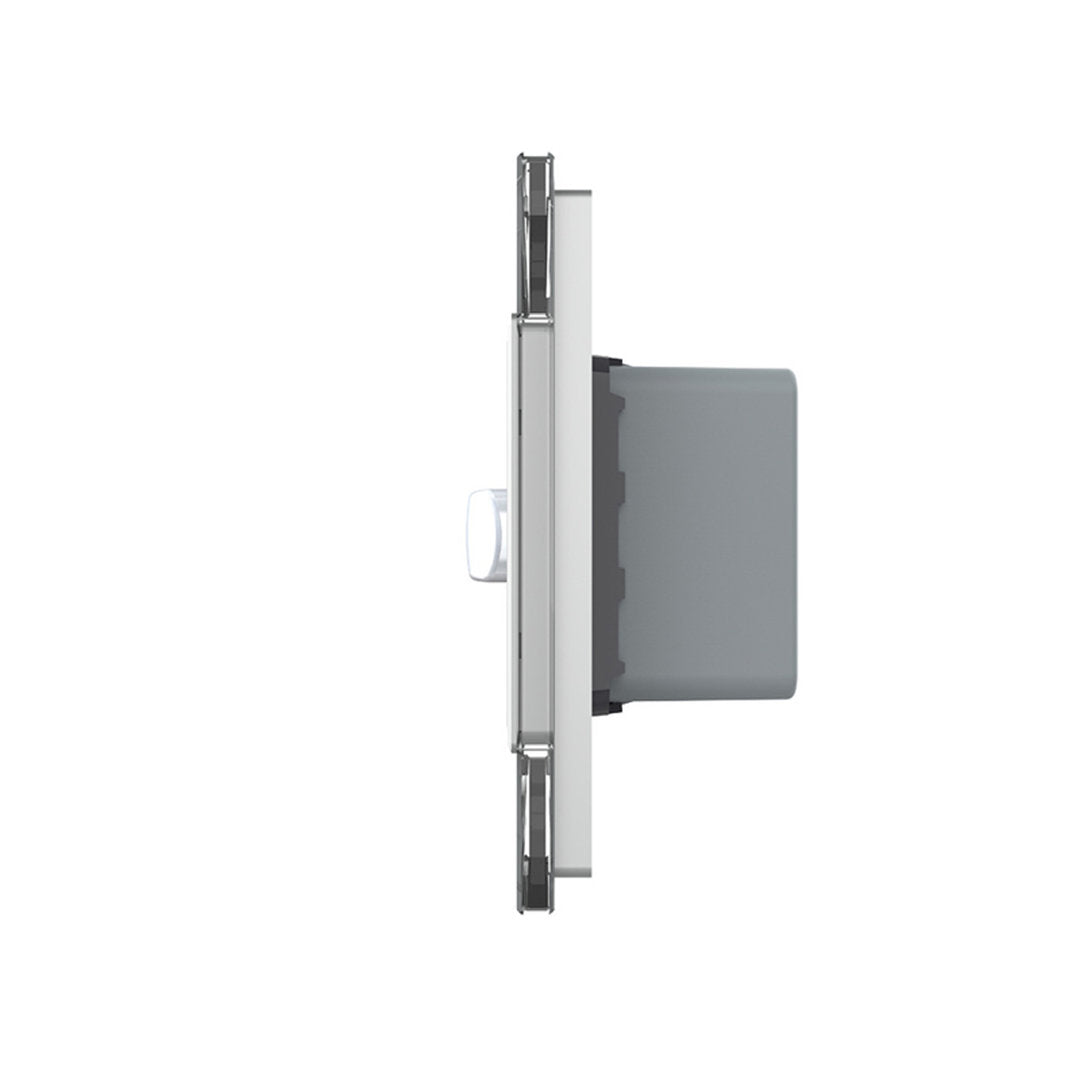 Livolo Steckdose und Bewegungsmelder Touch-Schalter Glasblende in Grau
