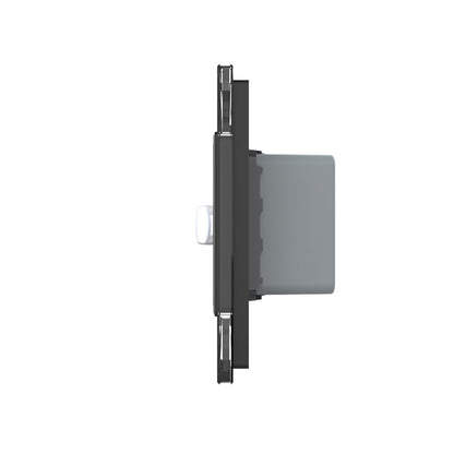Livolo Steckdose und Bewegungsmelder Touch-Schalter Glasblende Schwarz