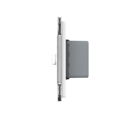 Livolo Steckdose und Bewegungsmelder Touch-Schalter Glasblende in Weiß
