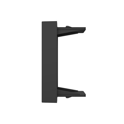 Livolo halbe Blind-Blende in Schwarz