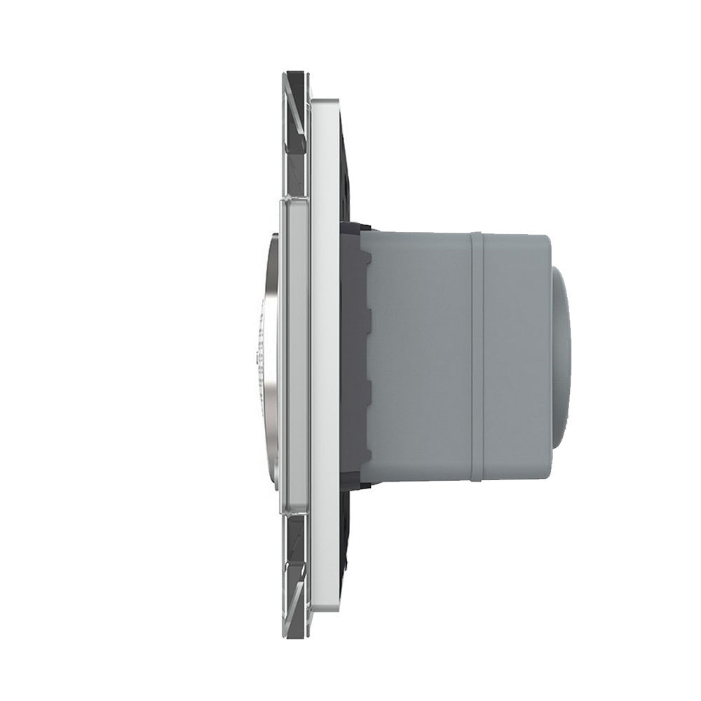 Livolo Bluetooth Lautsprecher mit Glasrahmen in Grau.