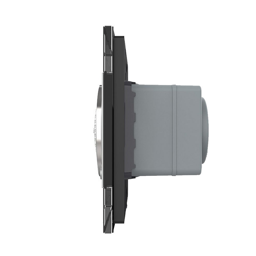 Livolo Bluetooth Lautsprecher inkl. Glasrahmen in Schwarz für Unterput