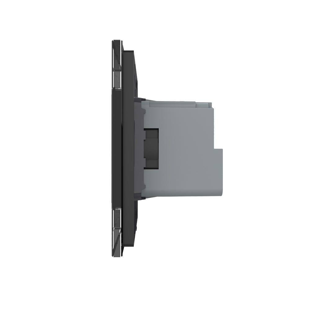LIVOLO Touch EC Schalter + Steckdose Schwarz