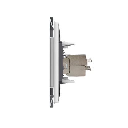 Livolo einfaches LAN-Modul als End- oder Durchgangsdose mit Glasblende