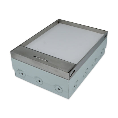 Edelstahl Bodensteckdose Bodentank + Steckdosen + LAN LX-FM-210 - Livolo-Deutschland