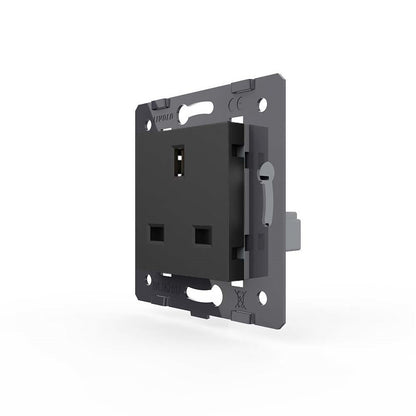 Livolo schwarzes Steckdosen-Modul für UK