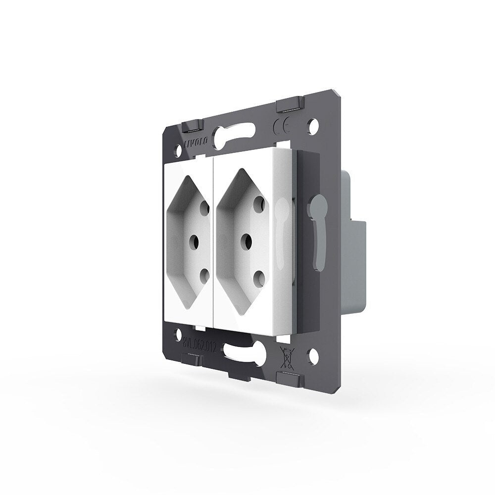 Livolo Schweizer Steckdosen-Modul in weiß