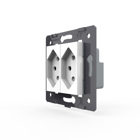 Livolo Schweizer Steckdosen-Modul in weiß