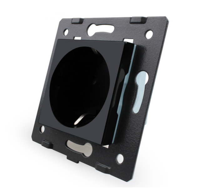 UP-Bluetooth-Lautsprecher + Steckdose inkl. schwarzem Glasrahmen