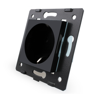 UP-Bluetooth-Lautsprecher + Steckdose inkl. schwarzem Glasrahmen