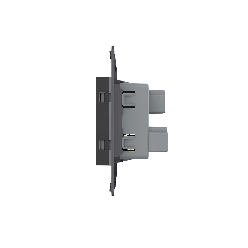 Livolo schwarzes Steckdosen-Modul für UK