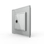 Livolo einfaches, graues TV-Modul mit Glasrahmen