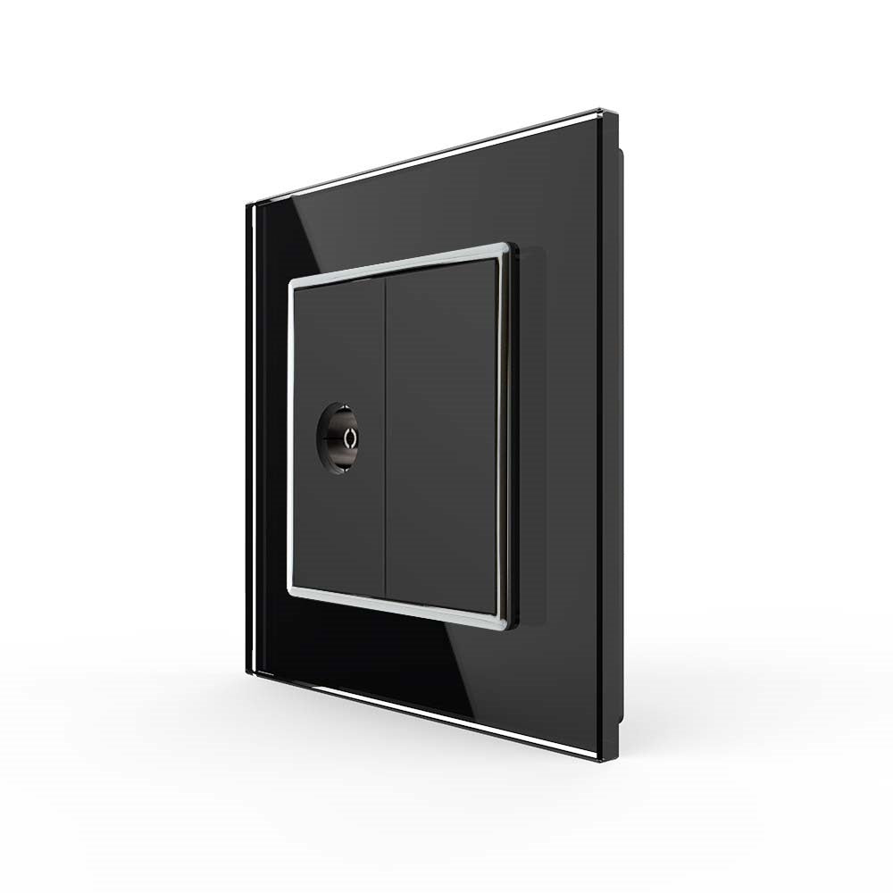 Livolo einfaches TV-Modul für Kabelfernsehen in schwarz