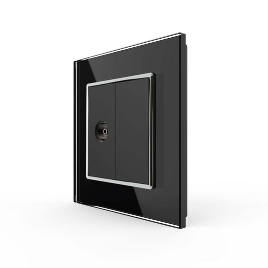 Livolo einfaches TV-Modul für Kabelfernsehen in schwarz