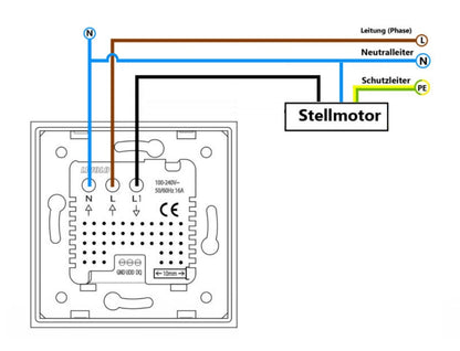 Livolo weißes, smartes Raumthermostat-Modul für Fußbodenheizung