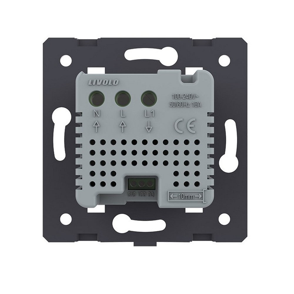 Livolo graues Raumthermostat-Modul für Fußbodenheizung m. ext. Sensor