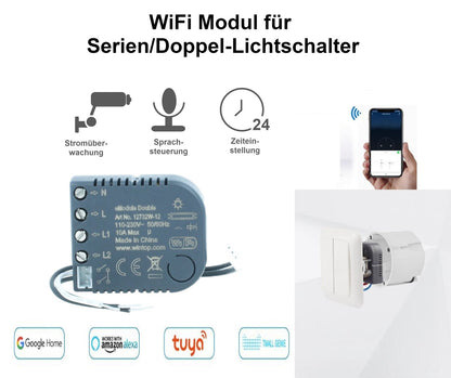 WLAN-Modul für 2-fach Schalter inkl. Stromüberwachung