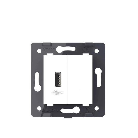 Livolo einfaches, weißes USB-Modul / USB A