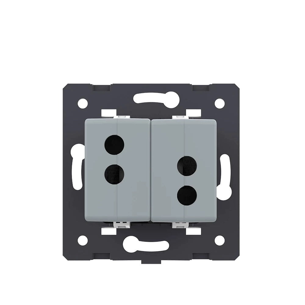 Livolo zweifaches, graues USB-A-Modul