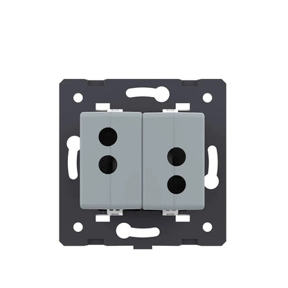 Livolo zweifaches, graues USB-A-Modul