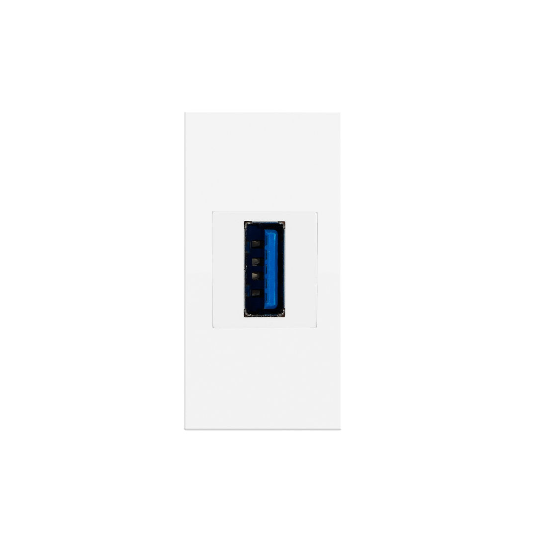 LIVOLO USB 3.0 Modul für Glasrahmen in Weiß