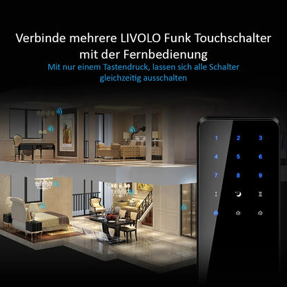 Livolo Fernbedienung für Funk-Licht-/Rolladenschalter