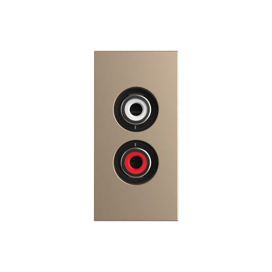 Livolo halbes, goldenes Audio-Modul