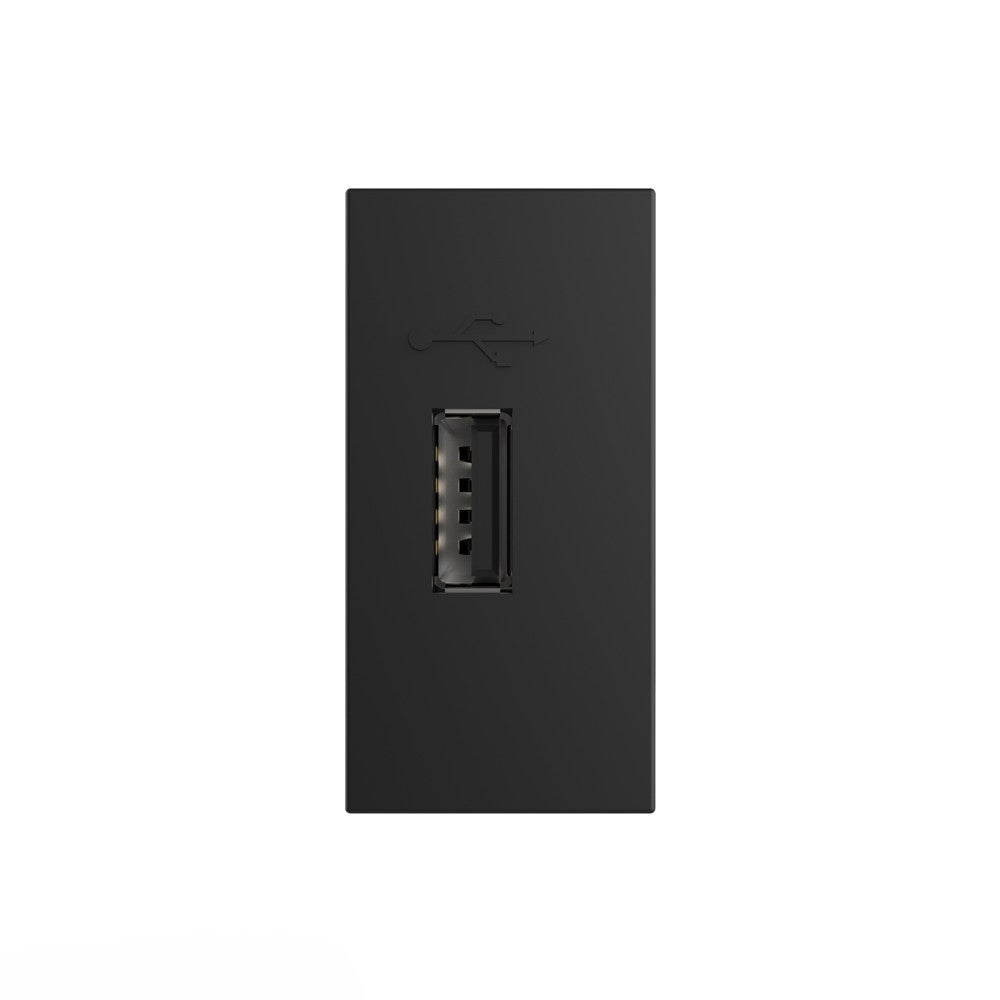 Livolo halbes USB-Modul in Schwarz