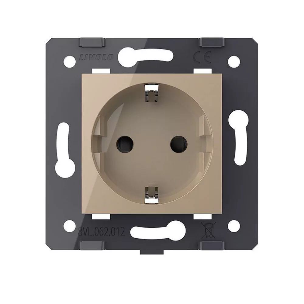 Livolo Steckdosen-Modul in Gold
