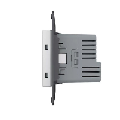 Livolo graues Steckdosen-Modul mit USB-C