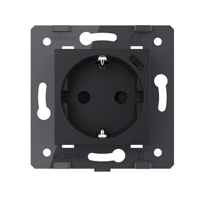 Livolo schwarzes Steckdosen-Modul mit USB-C