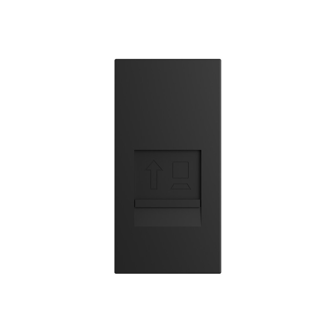 Livolo halbes LAN-Modul CAT6A in Schwarz