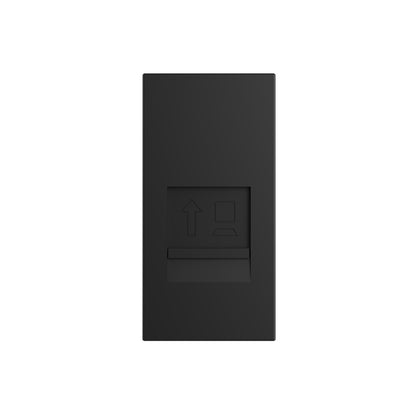 Livolo halbes LAN-Modul CAT6A in Schwarz