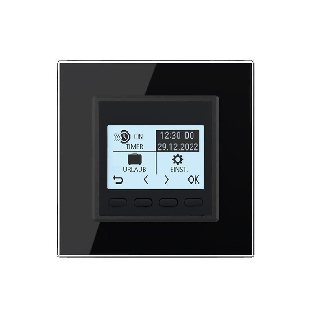 Livolo programmierbares Raumthermostat in Schwarz