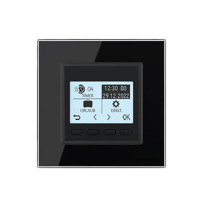 Livolo programmierbares Raumthermostat in Schwarz