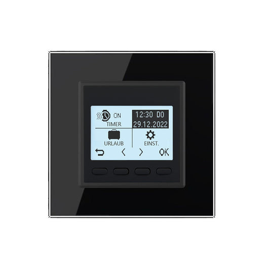 Livolo programmierbares Raumthermostat in Schwarz