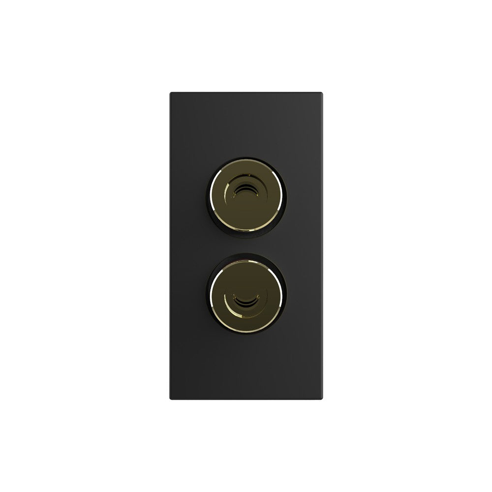 Livolo halbes Lautsprecher-Modul zum Schrauben in Schwarz