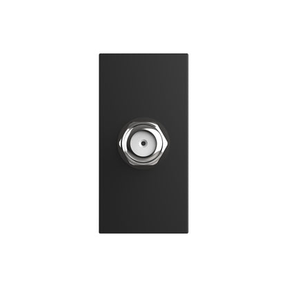 Livolo halbes SAT-Modul in Schwarz