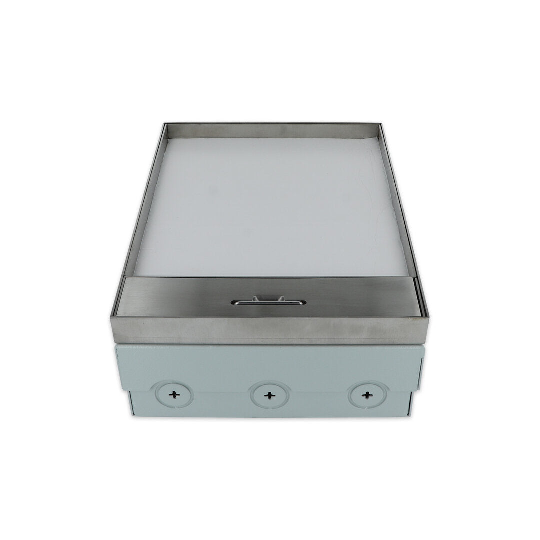 Edelstahl Bodensteckdose Bodentank + Steckdosen + LAN LX-FM-210 - Livolo-Deutschland