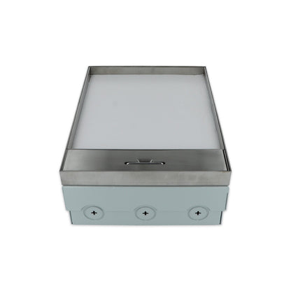 Edelstahl Bodensteckdose Bodentank + 10 Steckdosen LX-FM-210 - Livolo-Deutschland