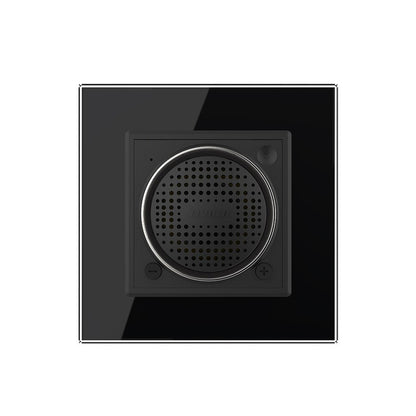 Livolo Bluetooth Lautsprecher inkl. Glasrahmen in Schwarz für Unterput