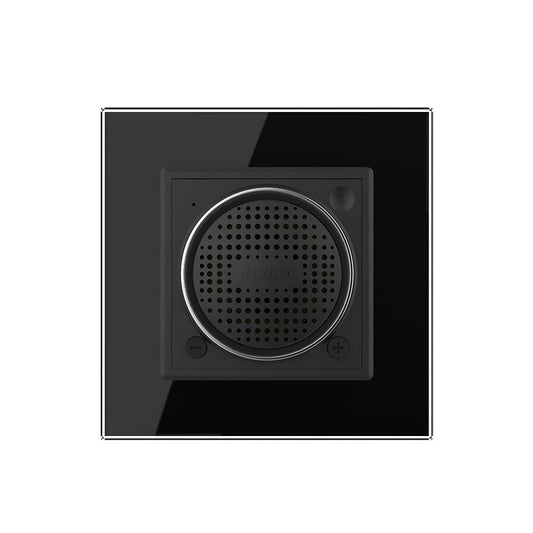 Livolo Bluetooth Lautsprecher inkl. Glasrahmen in Schwarz für Unterput